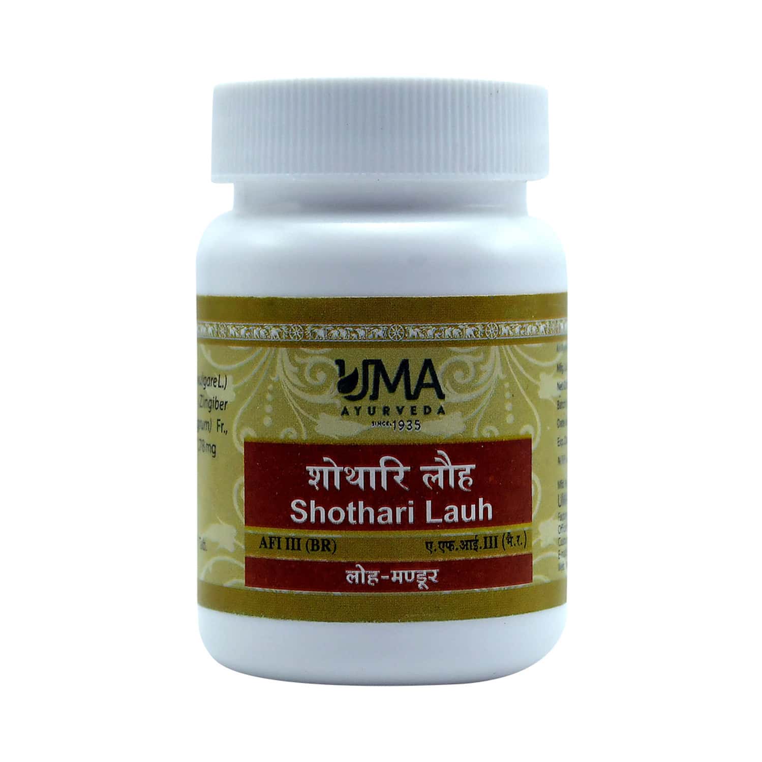 Uma Ayurveda Shothari Loh Ayurvedic Tablets 80 Tab