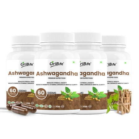 Oribite Beetroot 1000Mg Capsules For Stamina & Circulation 60 Capsules