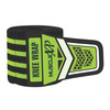 Musclexp Drfitness+ Knee Wraps For Cross Training Lightweight & Comfortable (Black & Green) 1 Pair