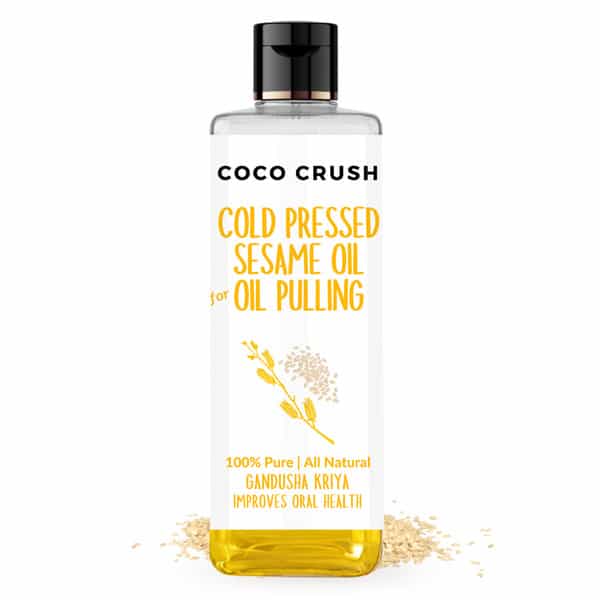 Coco Crush Ayurvedic Sesame Oil For Oil Pulling - 50Ml