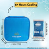 Outer Woods Insulin Cooler Bag With 2 Ice Gel Packs | 6+ Hrs Cooling | With Glucometer Pocket - Blue