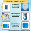 Outer Woods Insulin Cooler Bag With 2 Ice Gel Packs | 6+ Hrs Cooling | With Glucometer Pocket - Blue