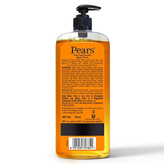Buy PEARS PURE & GENTLE BODY WASH WITH NATURAL OILS BOTTLE OF 750 ML