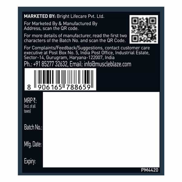 Muscleblaze Creatine Monohydrate Unflavoured 250 Gm