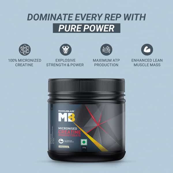 Muscleblaze Creatine Monohydrate Unflavoured 250 Gm
