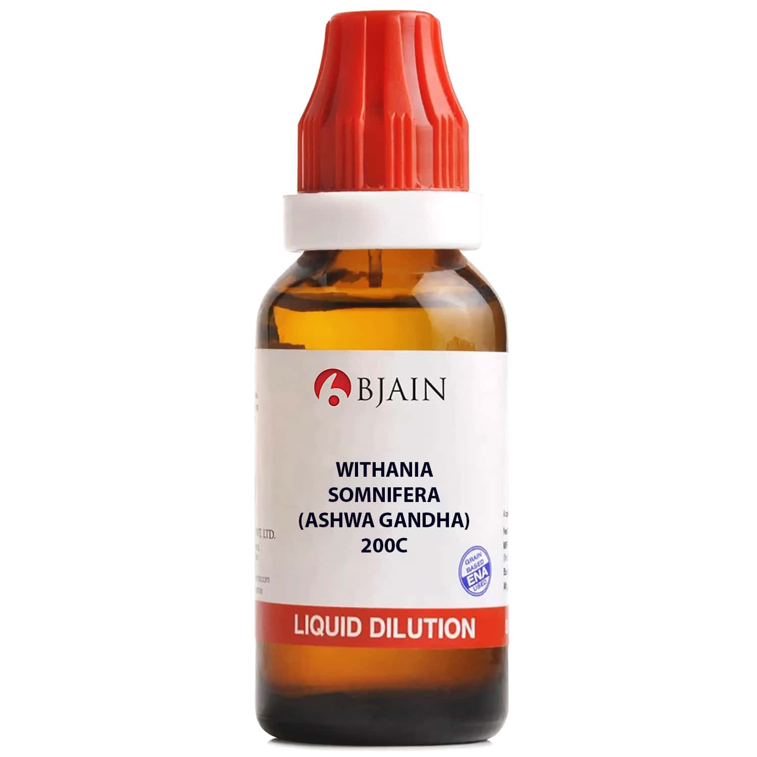 Bjain Withania Somnifera (Ashwa- Gandha) 200c Homeopathic Liquid Dilution | 30ml