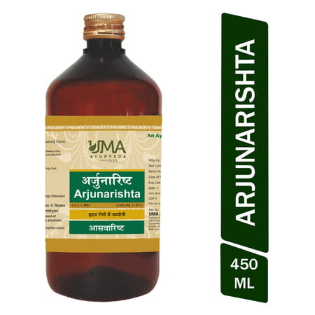 Uma Ayurveda Arjunarishta Ayurvedic Syrup 450 Ml