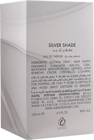 Ajmal Aristocrat Edp 75ml Perfume For Men And Silver Shade Edp 100ml Perfume For Men