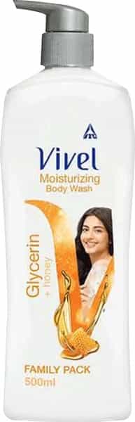 Vivel Body Wash Glycerin & Honey Moisturising Shower Gel For Glowing Skin 500Ml Pump