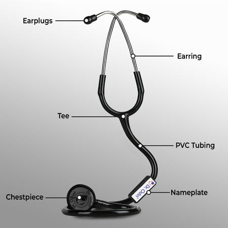 Dr. Odin Ost006 Dual Head Stethoscope| Paediatric And Adult Use 22 Inch Tube