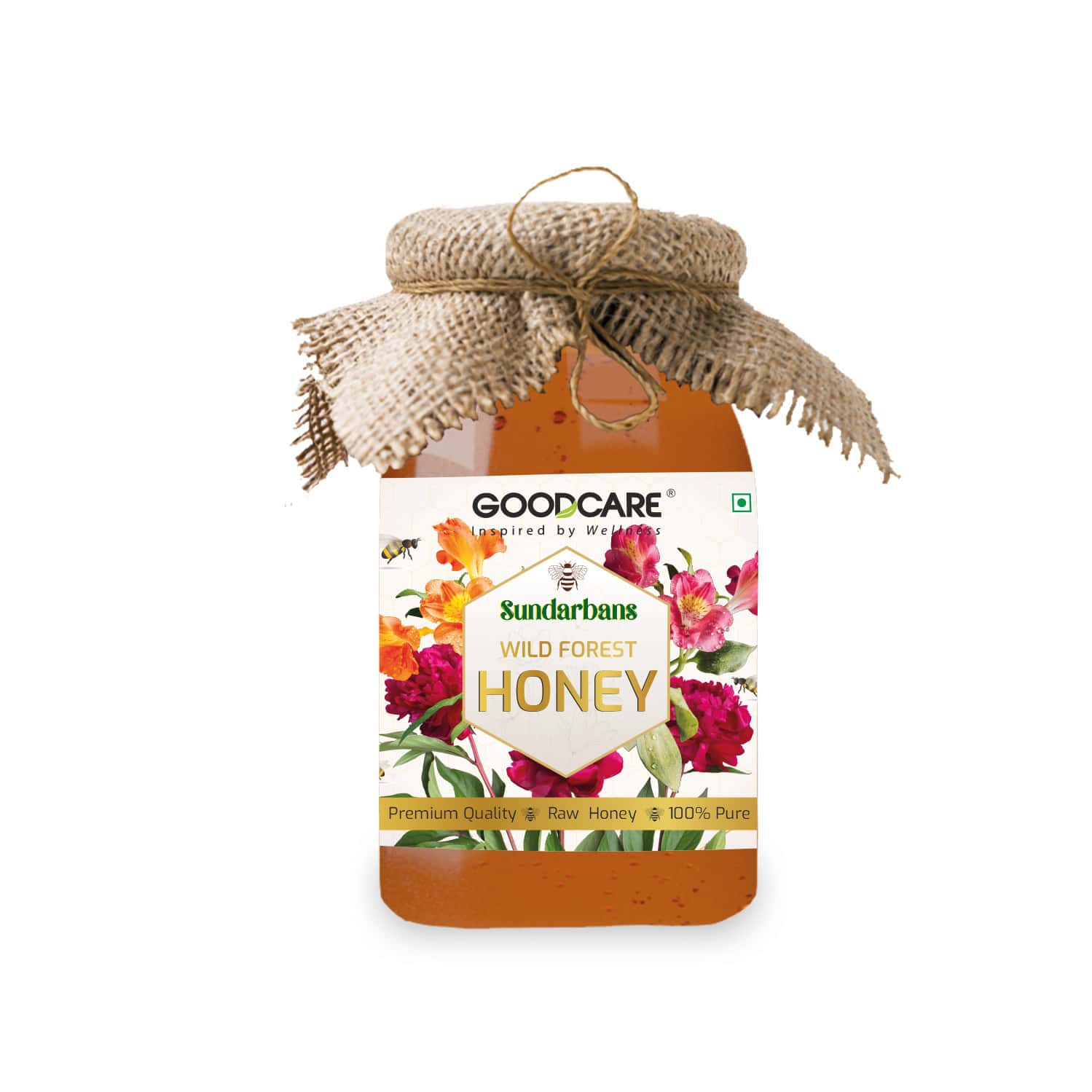 Goodcare Sundarbans Wild Forest Honey 500g | 100% Natural, Raw, Boosts Immunity & Energy