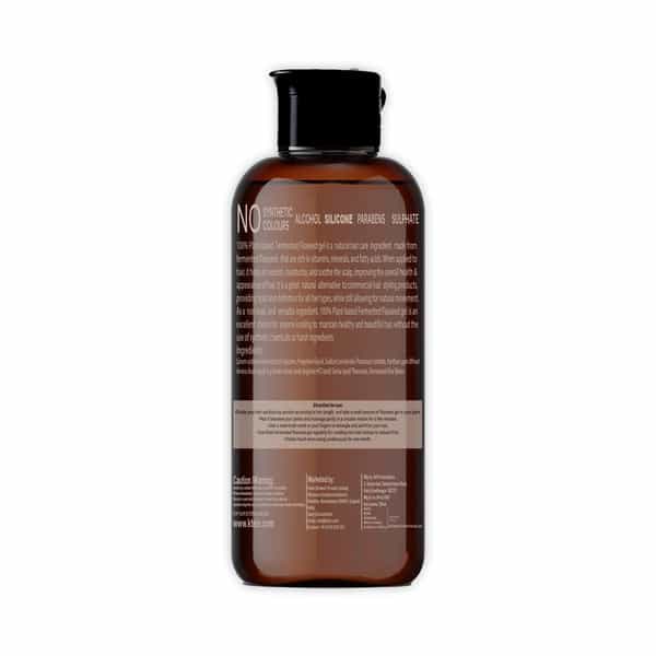 Ktein Natural 100% Plant Based Fermented Flaxseed Gel | Hand-Made - 200Ml