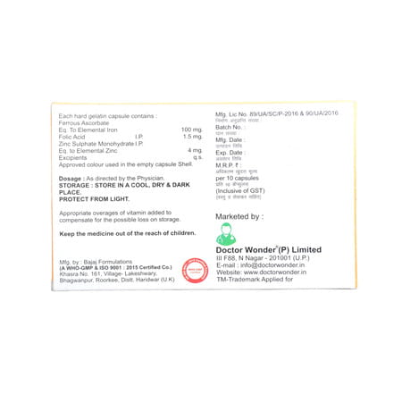 Healthzen Ferovega Capsule - 10n