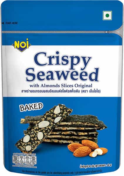 Tong Garden Crispy Seaweed With Almond Slices Original 40G