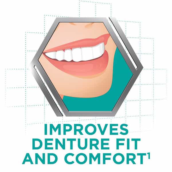 Polident Denture Fixative Cream Denture Adhesive For All Day Hold Of Dentures - 20 G