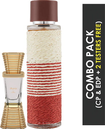 Ajmal Aura Cp Alcohol-Free Attar 10ml For Unisex And Maryaj Deuce Homme Edp 100ml For Men