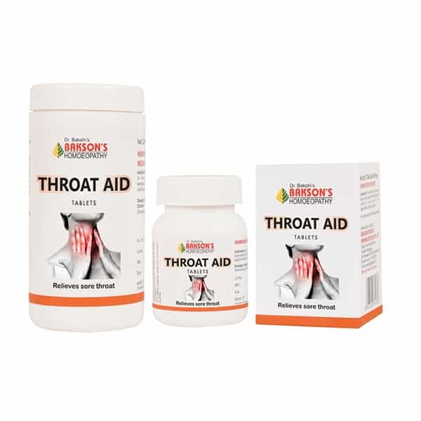 Dr Bakshi's Bakson Homoeopathy Throat Aid Tablet 200