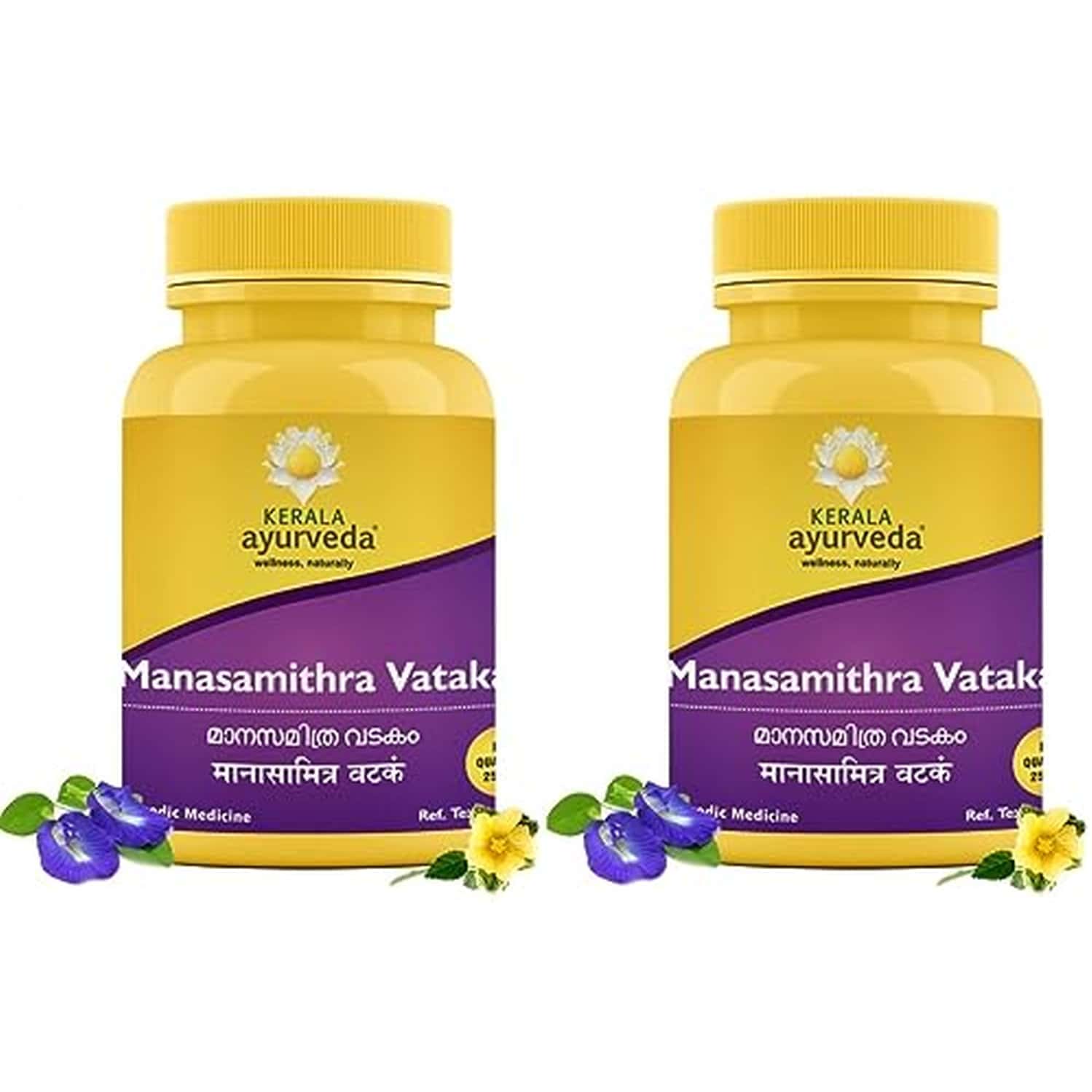 Kerala Ayurveda Manasamithravatakam Gulika - 25 Count X Pack Of 2