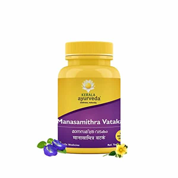 Kerala Ayurveda Manasamithravatakam Gulika - 25 Count X Pack Of 2