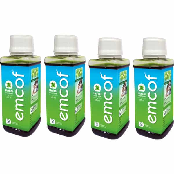 Medopharm Wellness Emcof Herbal Cough Syrup 100Ml (Pack Of 4)