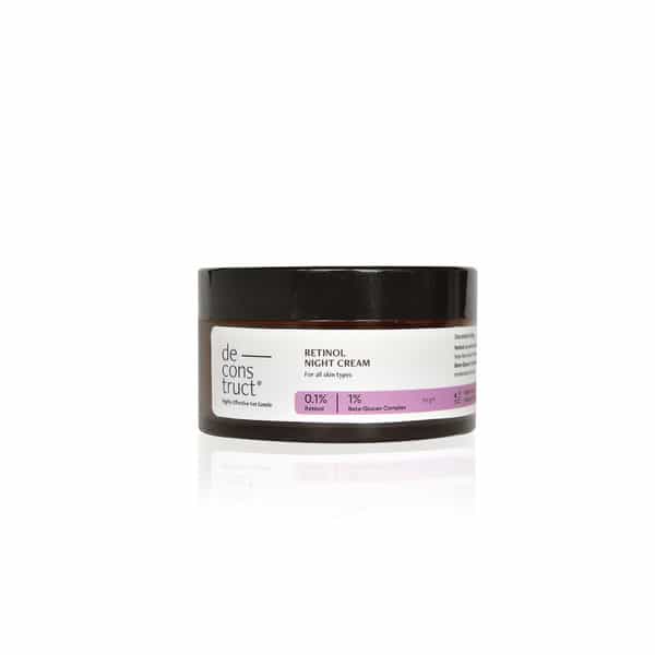 Deconstruct Retinol Night Cream - 0.1% Retinol + 1% Beta-Glucan Complex | 50 Gm