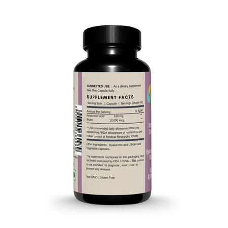 Sharrets 10000mcg Biotin For Hair | Skin | Nails - Halal Certified | Gluten Free