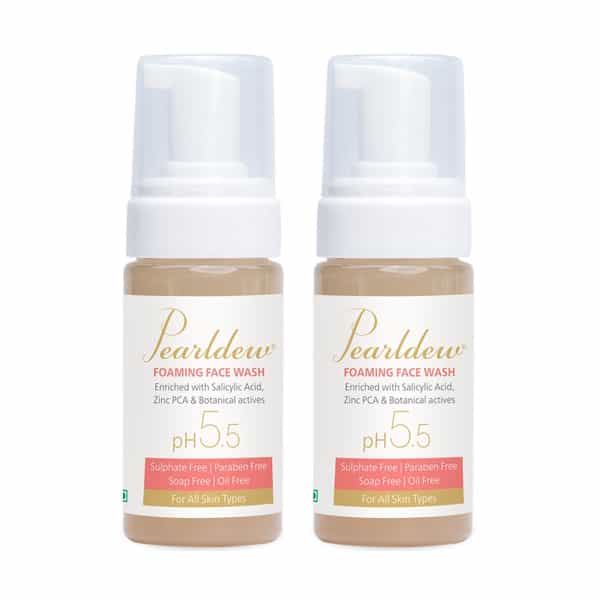 Pearldew Antiacne & Antipimple Foaming Face Wash 100 Ml | Salicylic Acid (Pack Of 2)