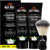 Man Arden Elegant Black Shaving Brush With Extra Soft Bristles + Shaving Cream 100G