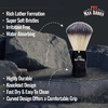 Man Arden Elegant Black Shaving Brush With Extra Soft Bristles + Shaving Cream 100G