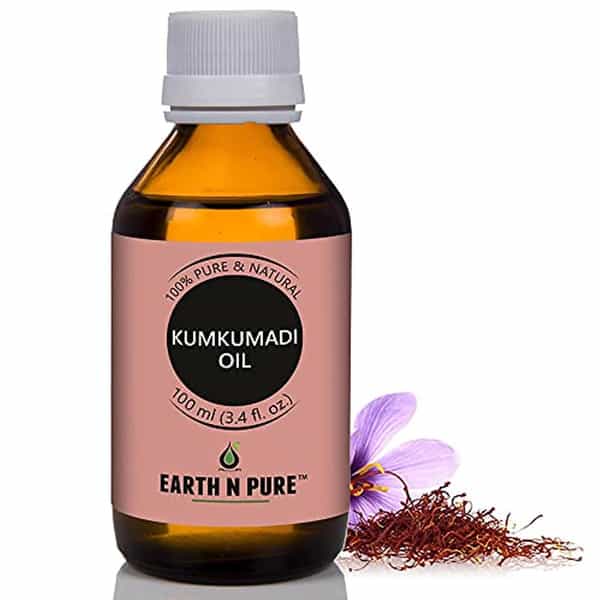 Earth N Pure Kumkumadi Oil 100% Natural Pure And Therapeutic Grade (100 Ml)