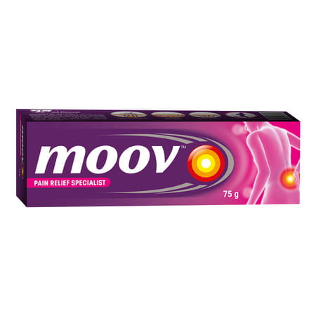 Moov Fast Pain Relief Cream - 75g | Suitable For Back Pain | Muscle Pain | Joint Pain | Knee Pain