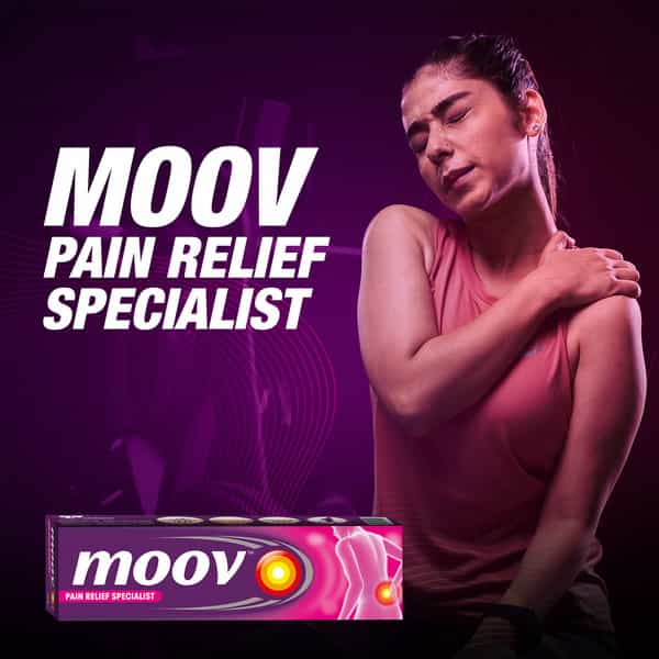 Moov Fast Pain Relief Cream - 75G | Suitable For Back Pain | Muscle Pain | Joint Pain | Knee Pain