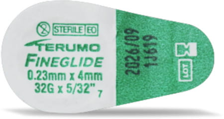 Terumo Fineglide Pen Needle Thin Wall Technology With Reduced Injection Force 32g 4mm 5 No'S