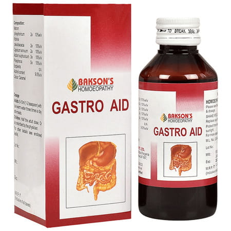 Baksons Gastro Aid Syrup 115 Ml