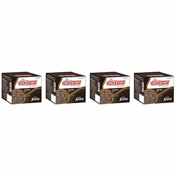 Gas-O-Fast For Relieving Acidity Active Jeera- 24X 5Gsachet X Pack Of 4