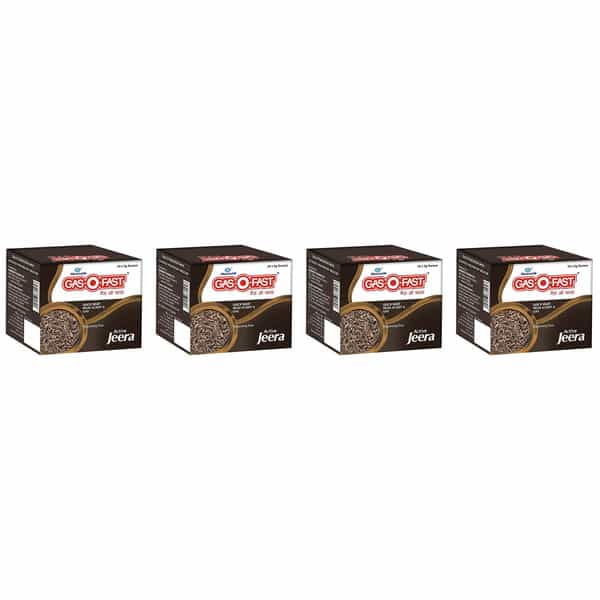 Gas-O-Fast For Relieving Acidity Active Jeera- 24X 5Gsachet X Pack Of 4