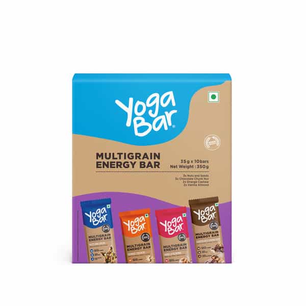 Yoga Bar Energy Bars Variety Pack Of 10