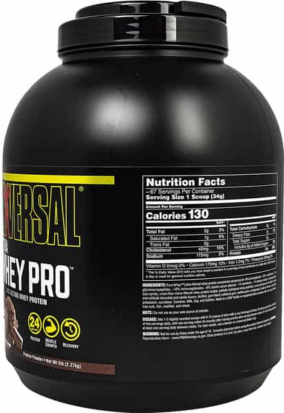Universal Nutrition Ultra Whey Pro Double Chocolate Chip 5 Lb (2.27 Kg)
