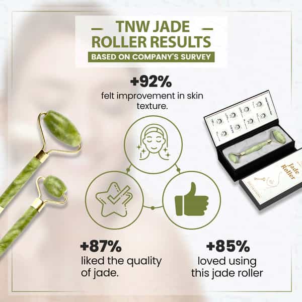 Tnw The Natural Wash Jade Roller For Improving Skin Texture
