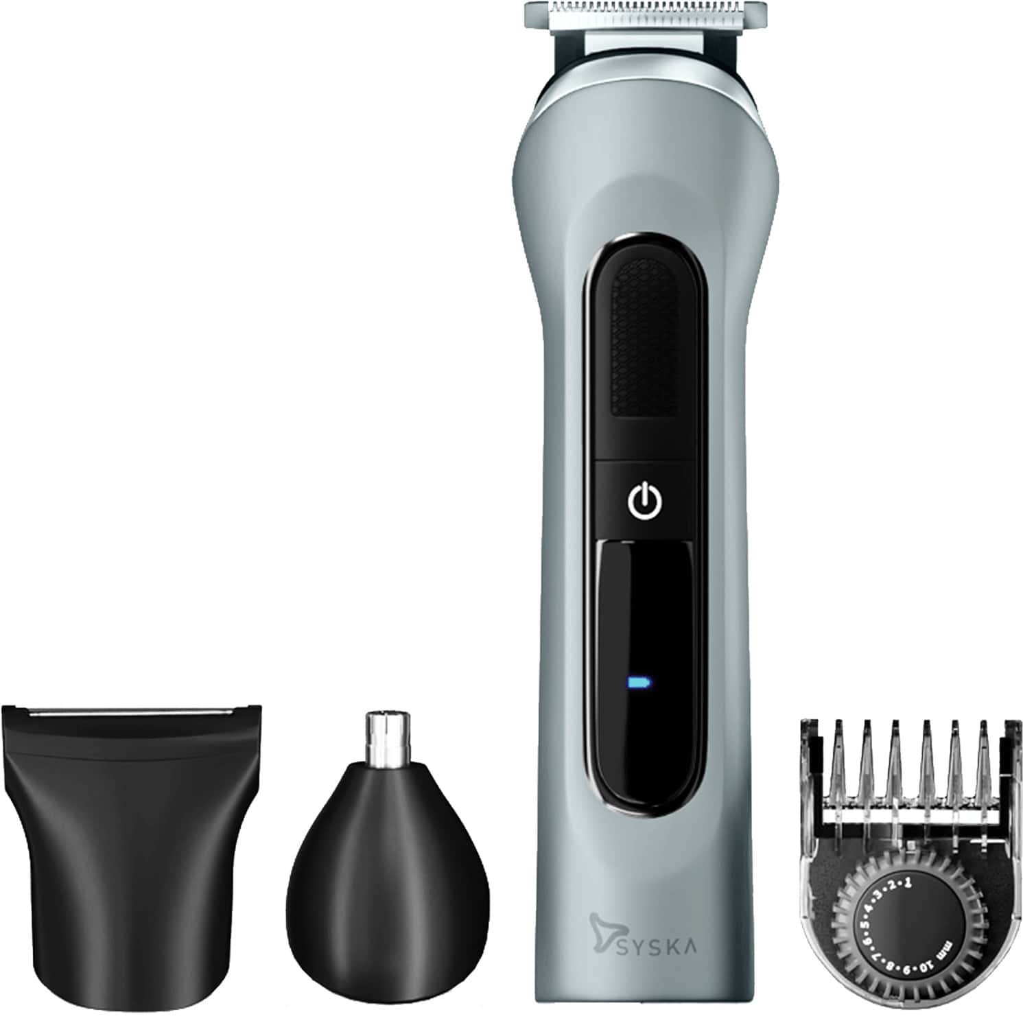 Syska Ht3500k Runtime: 120 Min Trimmer For Men (Grey)