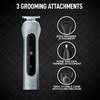 Syska Ht3500k Runtime: 120 Min Trimmer For Men (Grey)