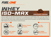 Fuel One Whey Iso-Max, Whey Protein Isolate, 28G Protein (Chocolate, 2Kg / 4.4Lb), No Added Sugars