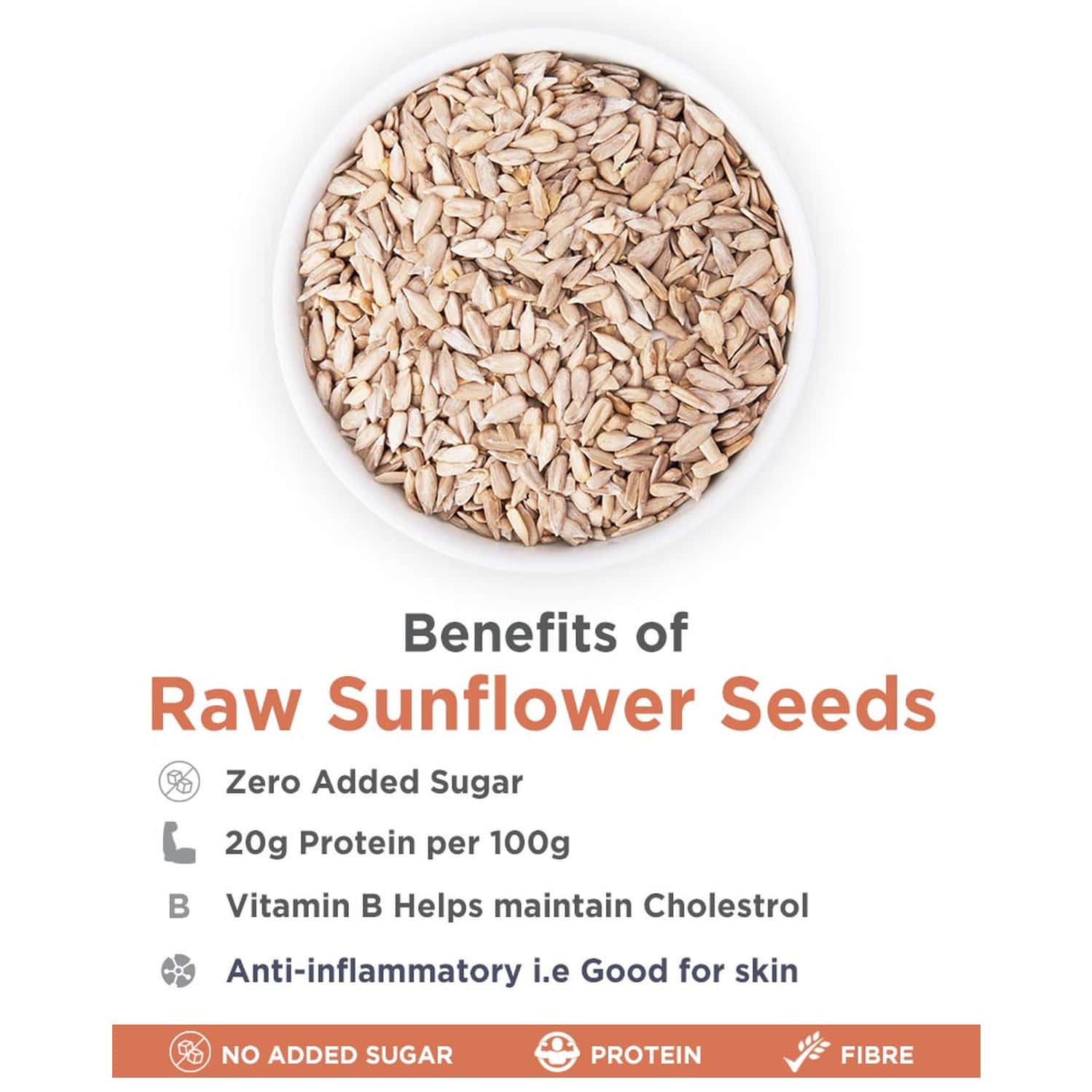 Buy TRUE ELEMENTS RAW SUNFLOWER SEEDS 1000GM Online & Get Upto 60 OFF