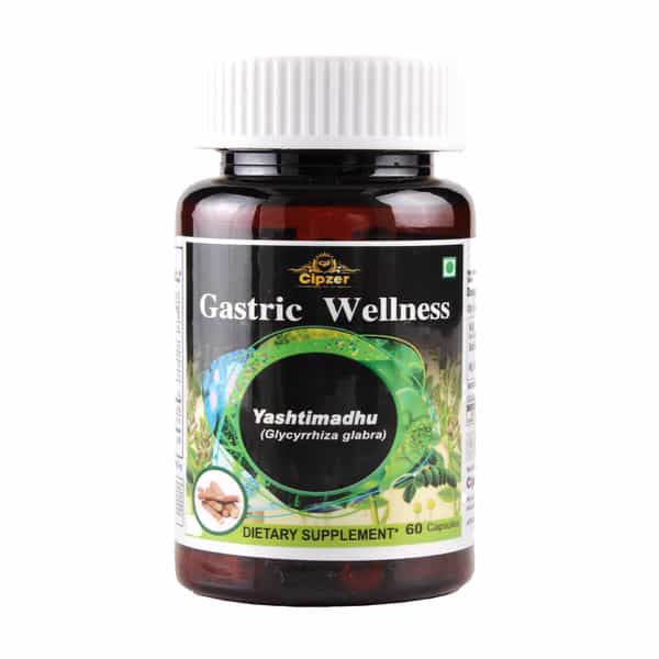 Cipzer Yashtimadhu Capsule|Relieves Acidity, Gastritis And Stomach Ulcer|Boosts Immunity-60 Capsules