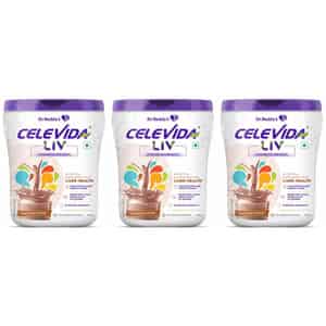 Celevida Liv | Nutrition Drink | Chocolate Flavour- 400g X Pack Of 3