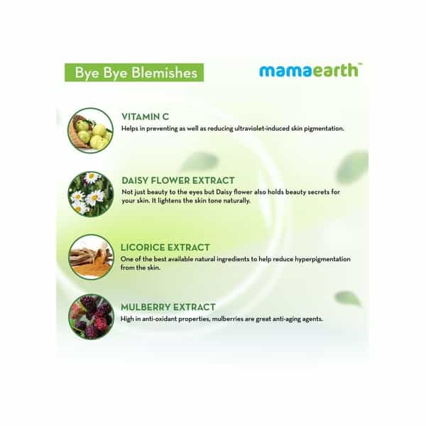 Mamaearth Bye Bye Blemishes For Pigmentation Sun Damage & Spots Correction - 50Ml