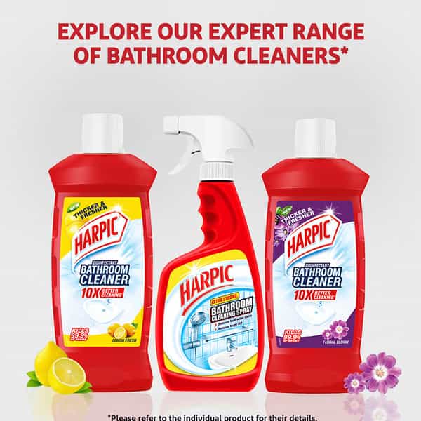 Harpic Disinfectant Bathroom Cleaner Liquid Floral - 1 L