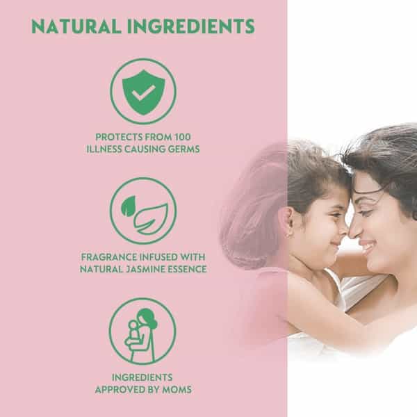Dettol & Moms Bathing Soap Jasmine - 125Gm ( Buy 3 Get 1 )