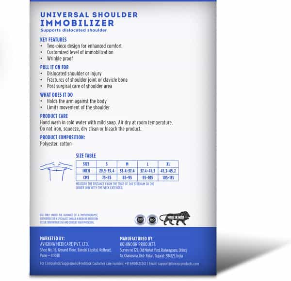 Liveasy Ortho Care Universal Shoulder Immobilizer Medium