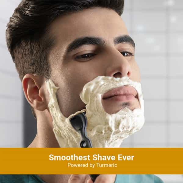 Bombay Shaving Company Turmeric Shaving Foam (33% Extra) With Turmeric & Sandalwood - 266 Ml